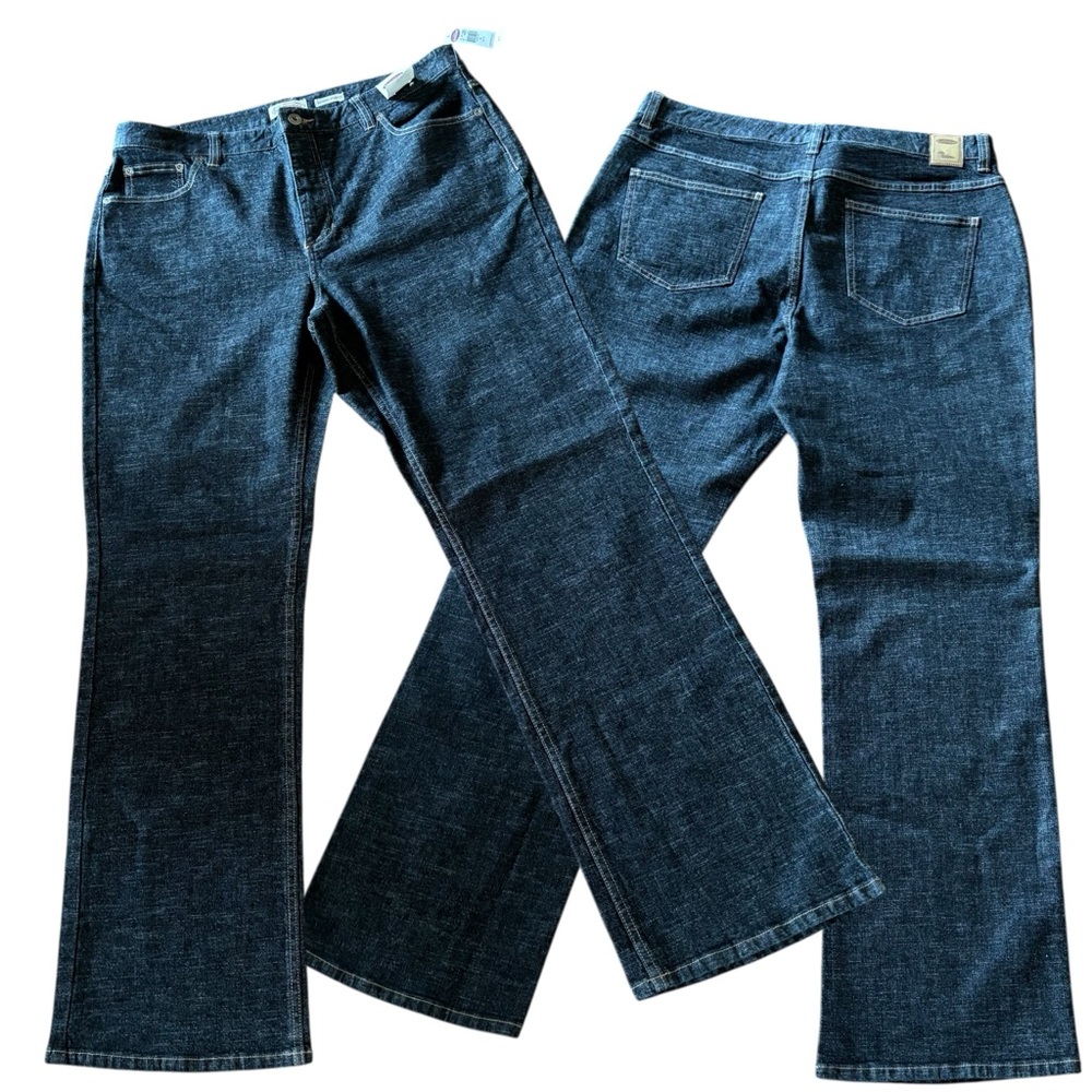 👛 (ANY 2/$35) NWT NORTHERN REFLECTIONS Denim Weekend Stretch Bootcut